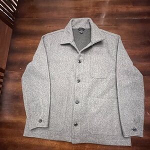 J. Crew light grey chore coat XXL